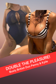 Busty British duo Penny and Kylie's Photo