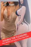 Sexy British duo Kylie and Porn Star Koko